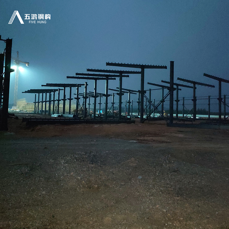 【48812】蔡甸绿色钢构住所实验楼开建 厂房做“零件” 现场拼成楼